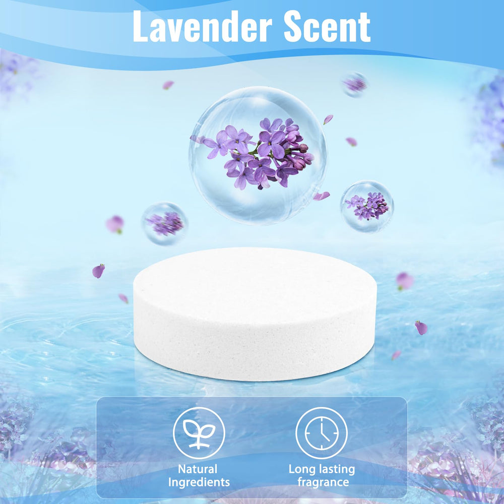 TranquilBliss bomba ducha lavanda lista para regalo con presentación elegante.
