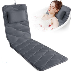 TranquilRelax bath pillow main view, showcasing plush, supportive surface for comfort.
