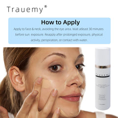 Trauemy crema tintada, textura hidratante que suaviza la piel.