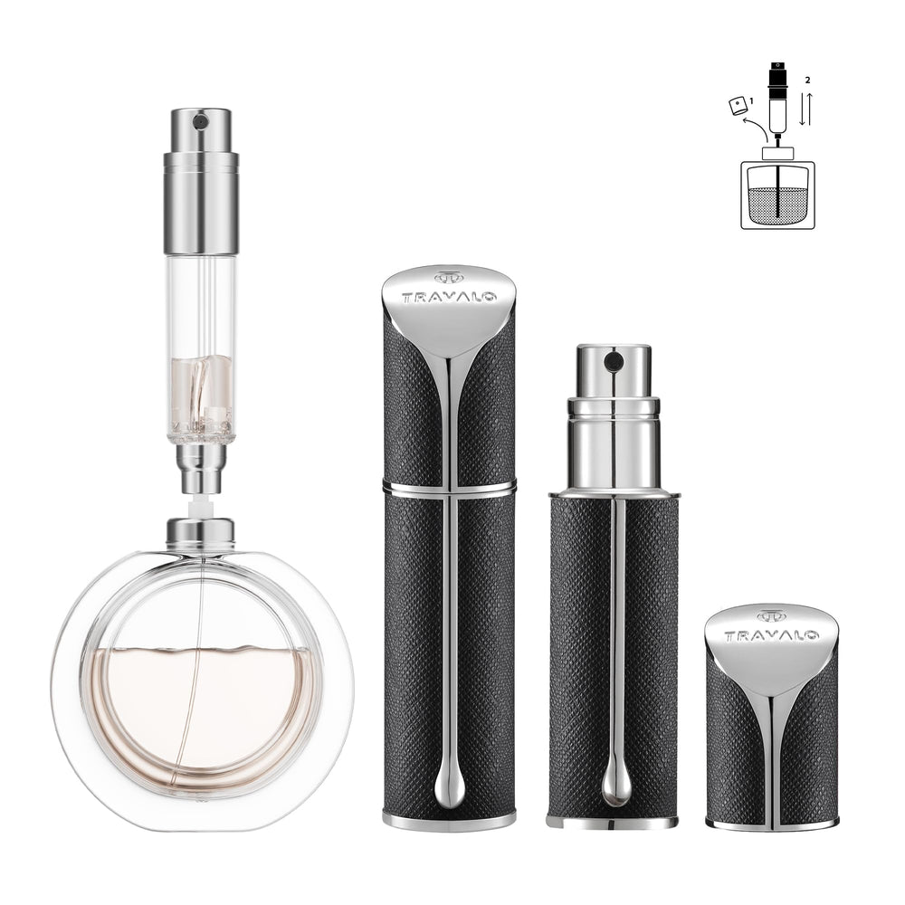 Travalo AQUA metal-shell on-the-go fragrance with compact design