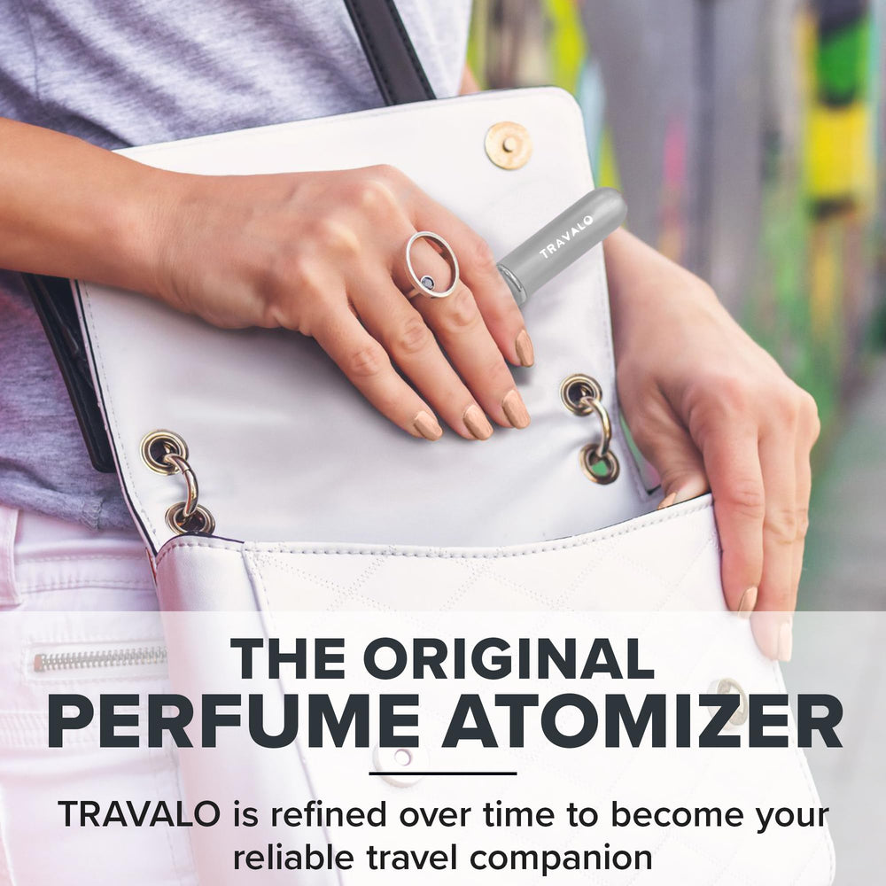 Travalo Classic HD gift-ready box for gifting fragrance on the go.