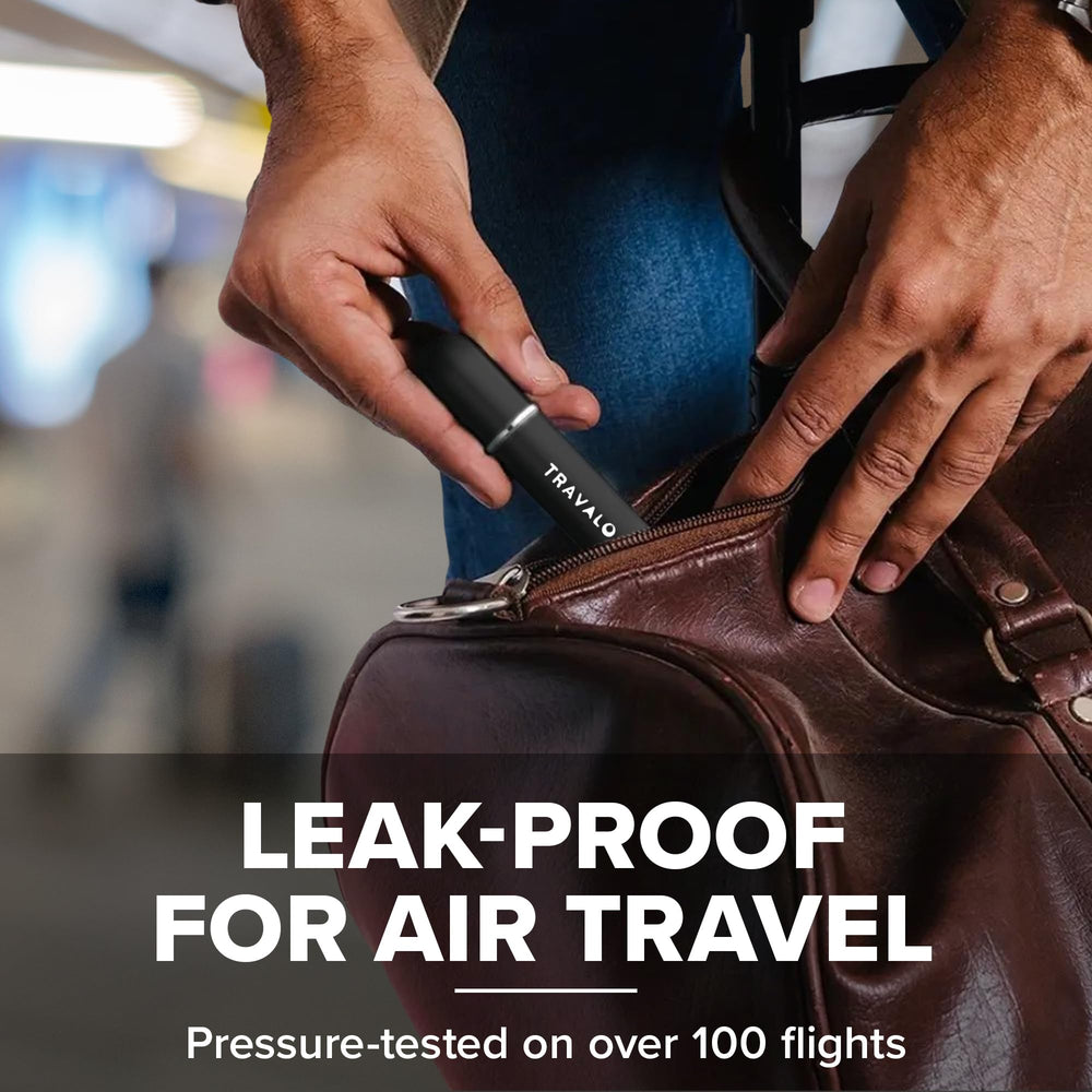 Travalo Classic HD leak-proof system in travel-ready configuration