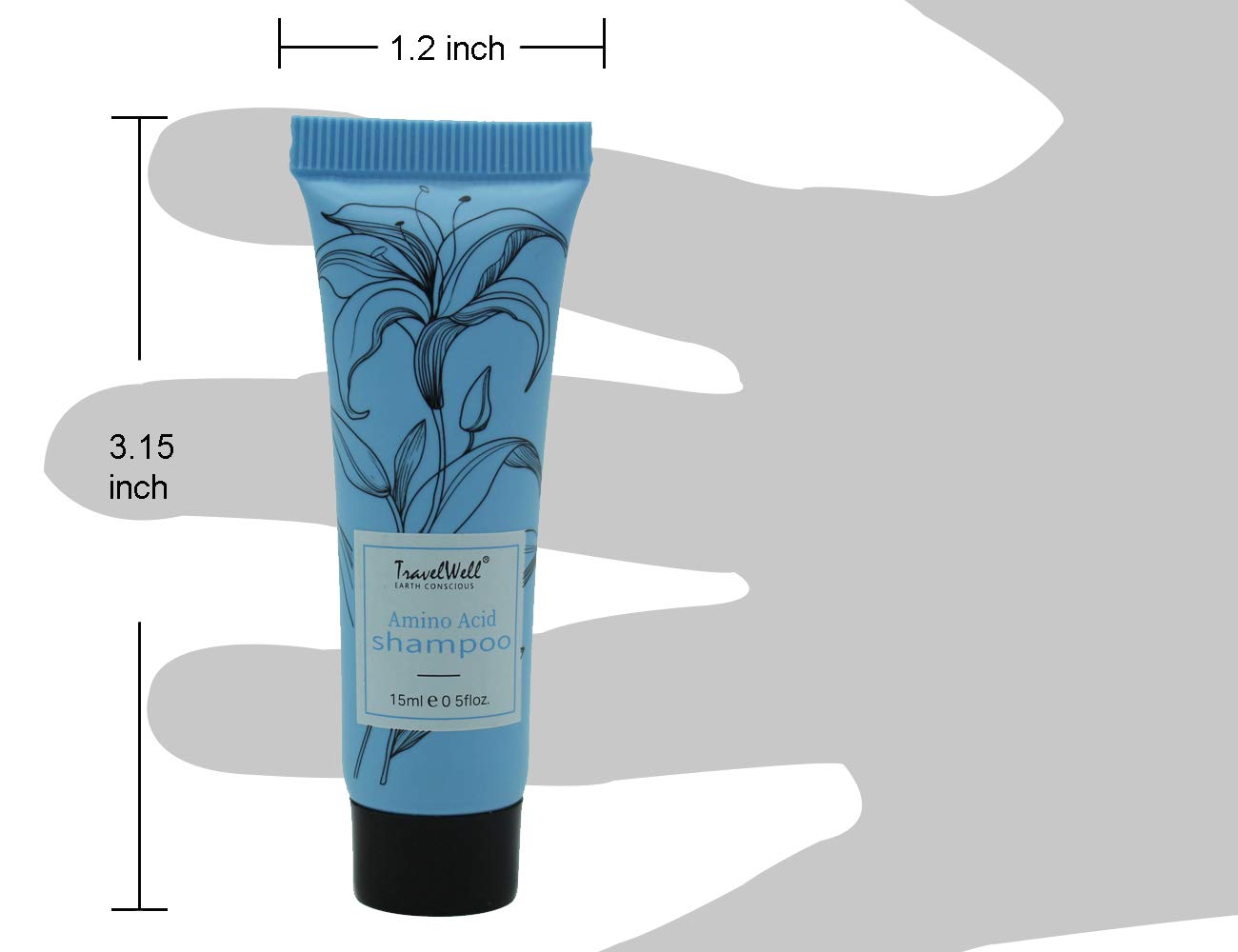 Travel Well mini acondicionador con aroma floral suave para huéspedes
