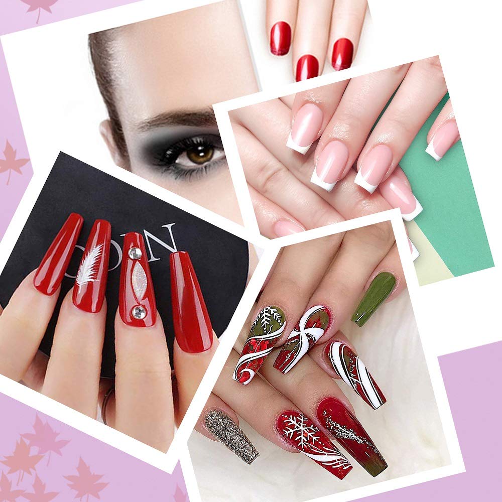 Treamlyn nail art practice display kit keeps colors organized for experiments.