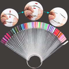 Treamlyn polish color display board reveals true polish color for accurate pigment checks.
