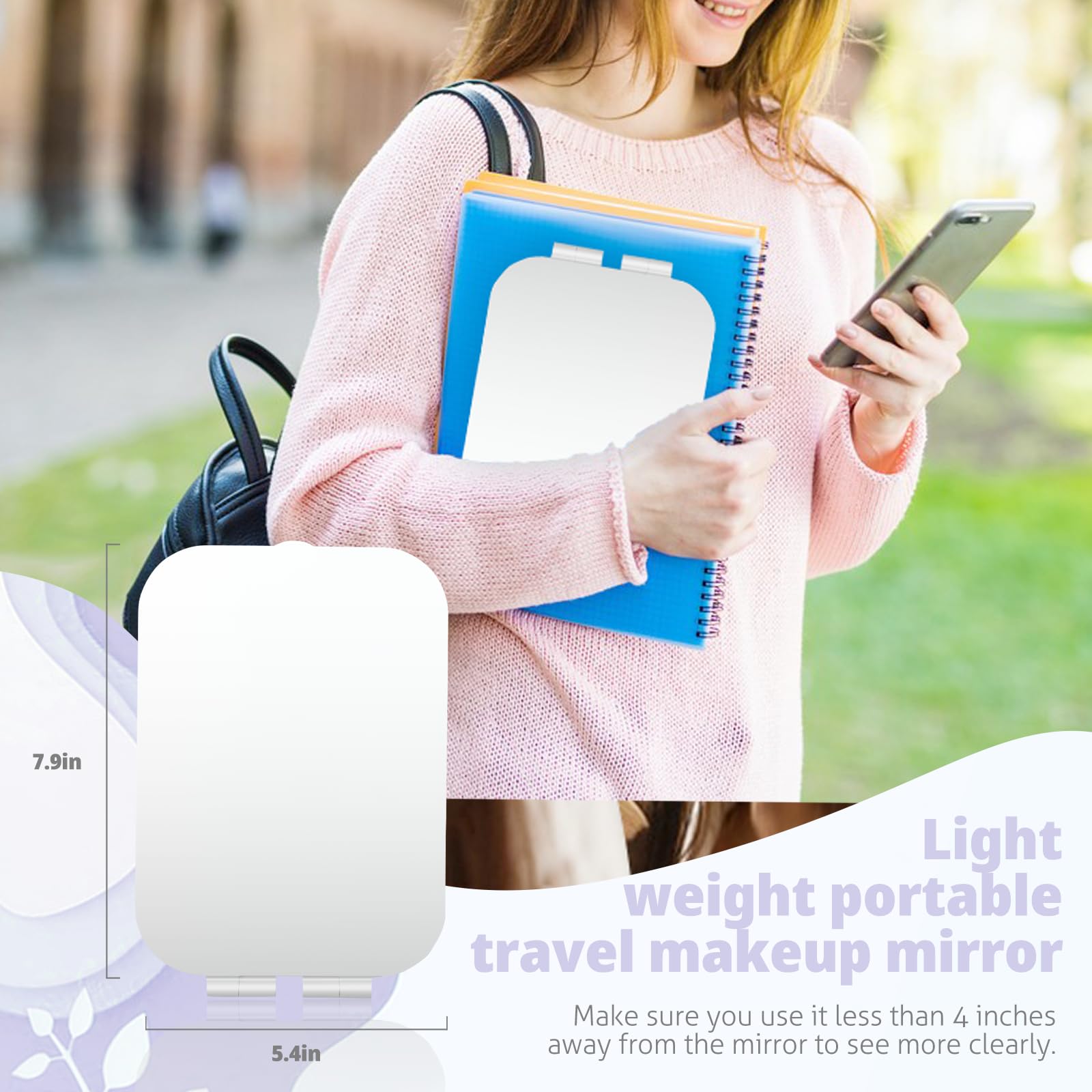TREASO travel-makeup-mirror-gift-box ships in gift-ready packaging.