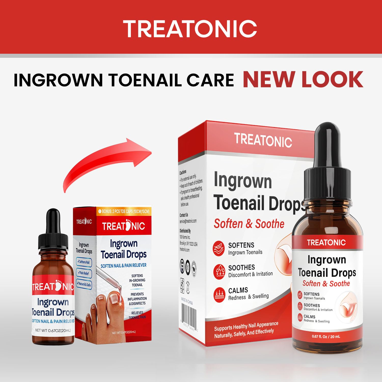 Cuidado diario Treatonic para uñas sanas y crecimiento más suave.