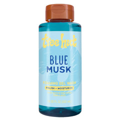 Tree Hut Blue Musk foaming gel wash bottle with rich lather for daily cleansing