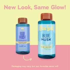 Tree Hut Blue Musk foaming gel wash lather close-up highlighting hydrating oils for soft skin
