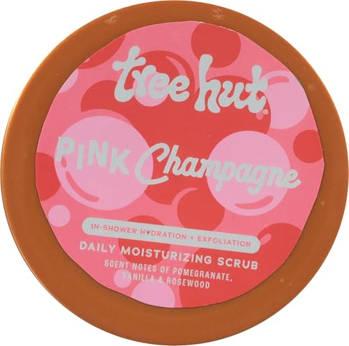 Tree Hut Champán Rosado crema hidratante diaria para piel nutrida