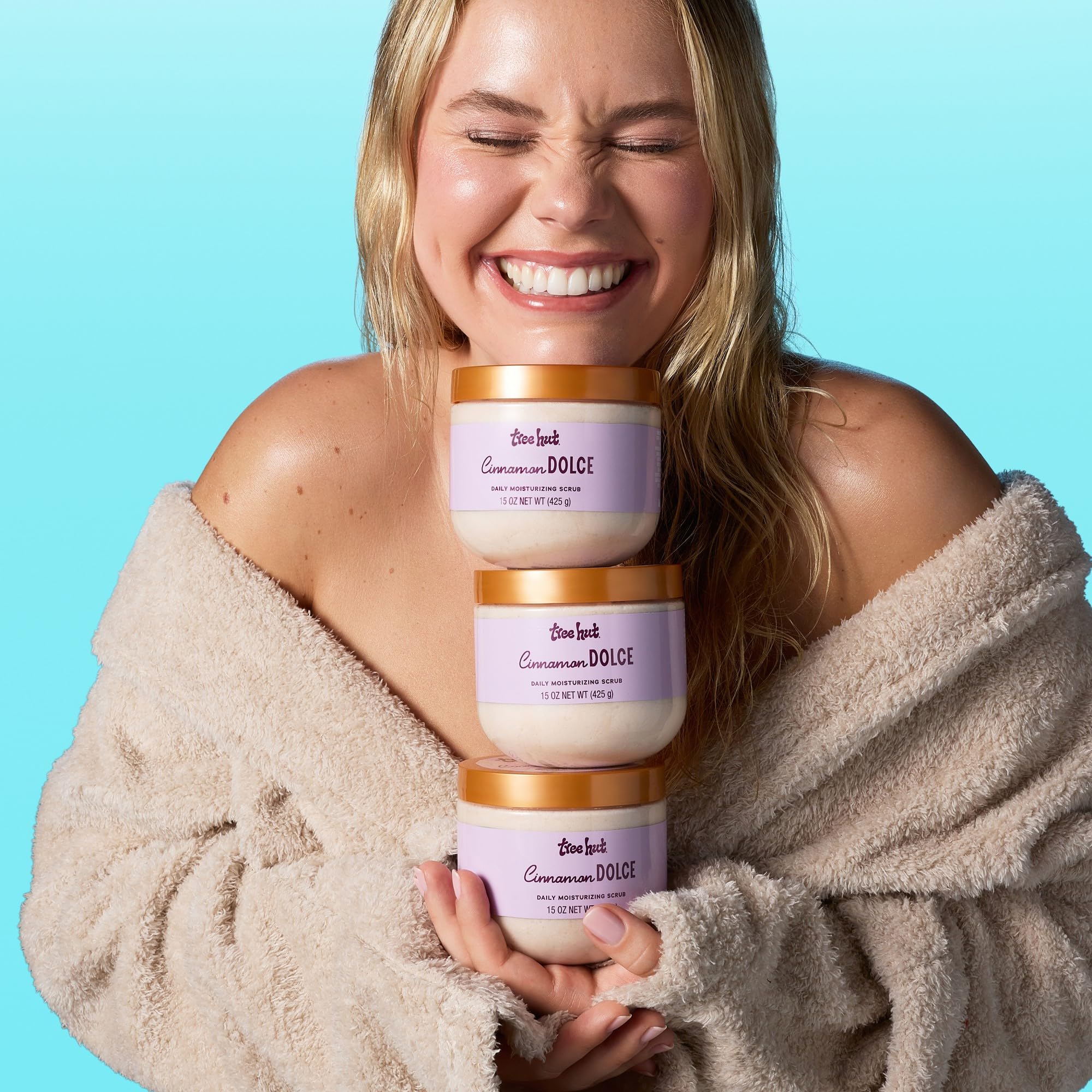 Tree Hut Cinnamon Dolce uso diario en la ducha para piel suave y nutrida