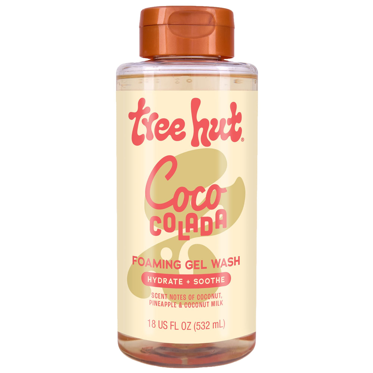 Tree Hut Coco Colada, gel de ducha espumoso con aroma a coco y piña suave
