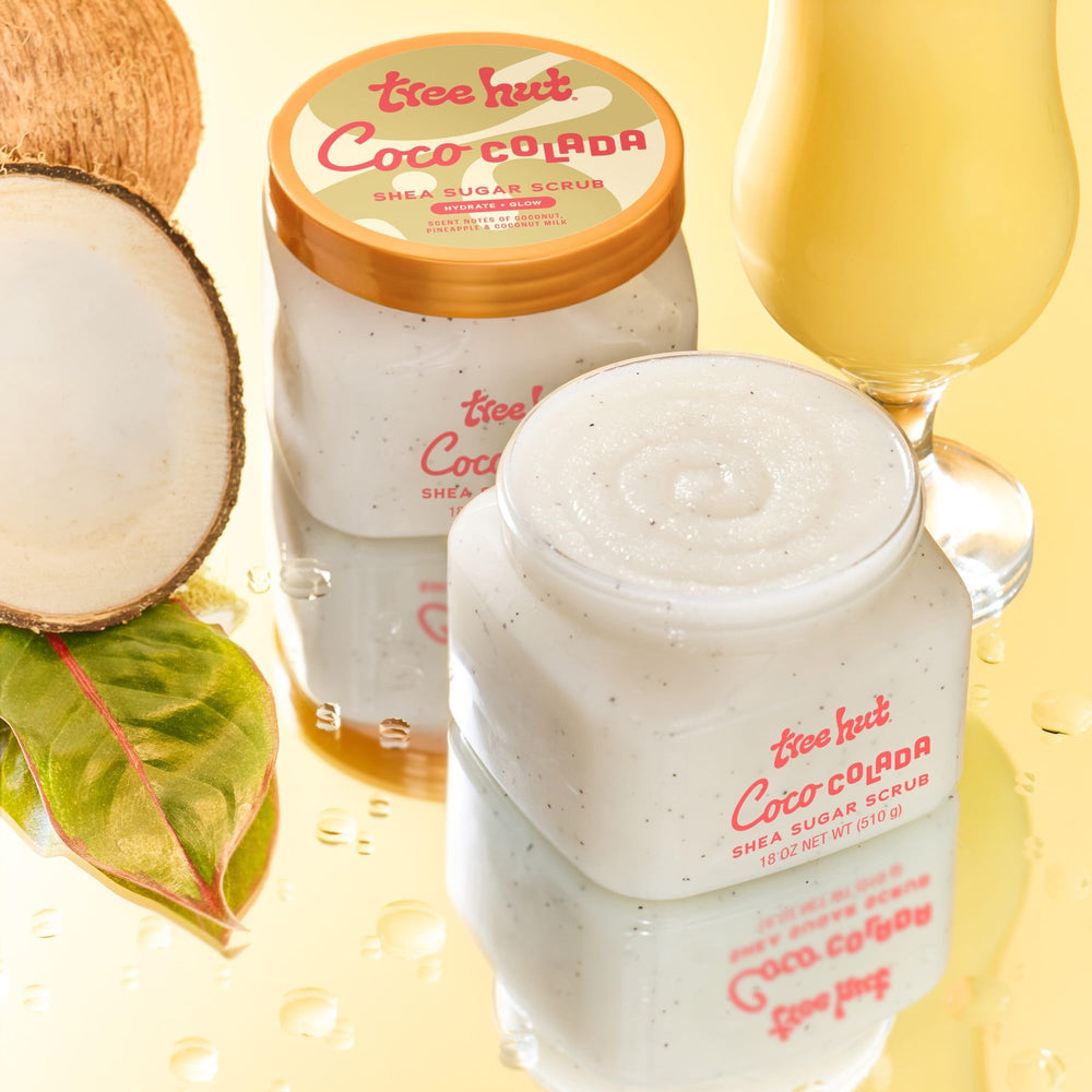 Tree Hut Coco Colada mezcla de aceites para nutrición de la piel.