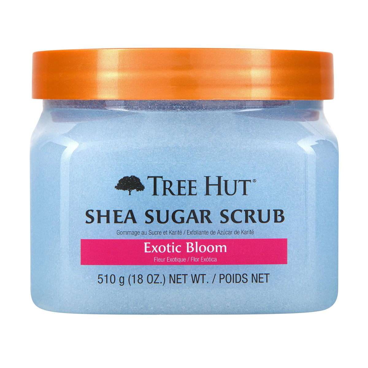 Tree Hut Exotic Bloom scrub: textura exfoliante suave para una piel más suave