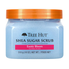 Tree Hut Exotic Bloom scrub: textura exfoliante suave para una piel más suave