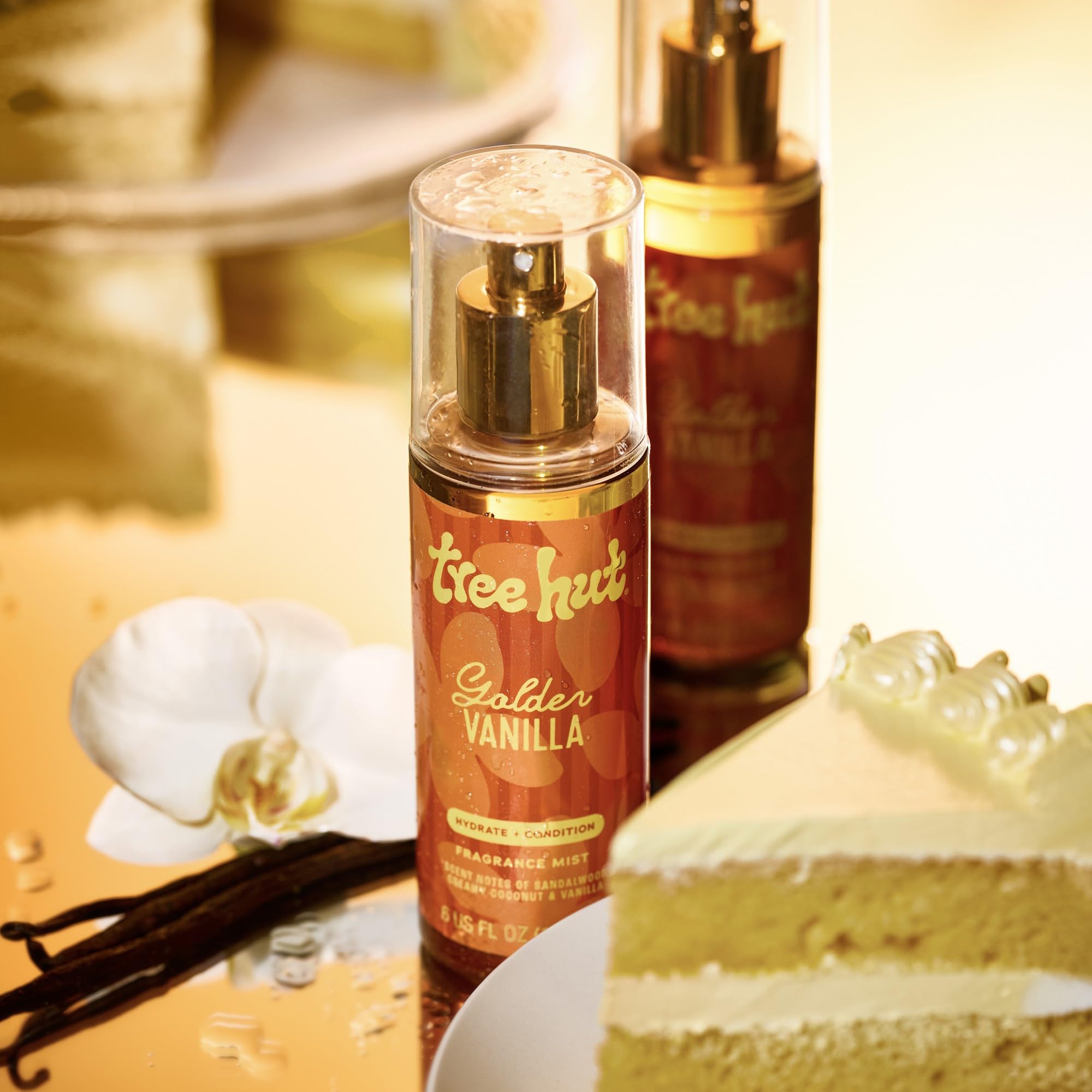 Ingredients highlight glycerin in Tree Hut mist for moisture maintenance