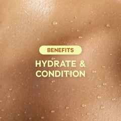 Spritz action of Tree Hut mist with a light shimmer on skin