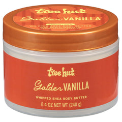 Tree Hut Golden Vanilla Whipped Shea Butter jar on display ready to hydrate