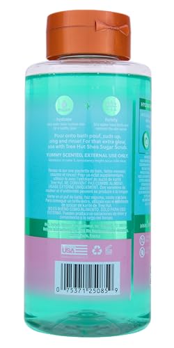 Foaming lather from Tree Hut Lotus Water Wash delivers gentle cleansing and hydration.