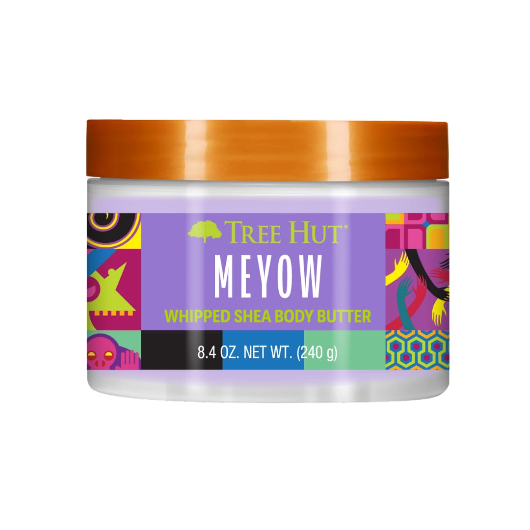 Tree Hut Meyow crema batida con aroma mora y lila para hidratación placentera