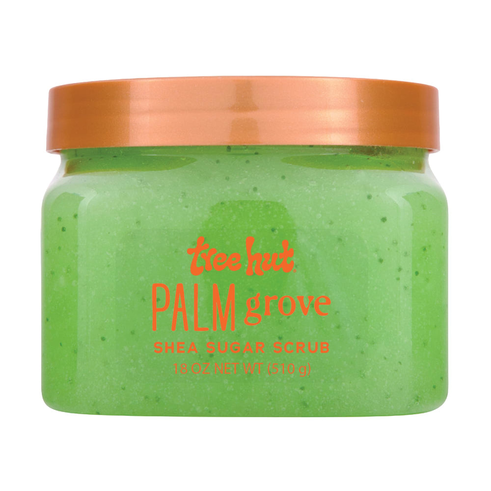 Tree Hut Palm Grove scrub textura suave para exfoliar la piel