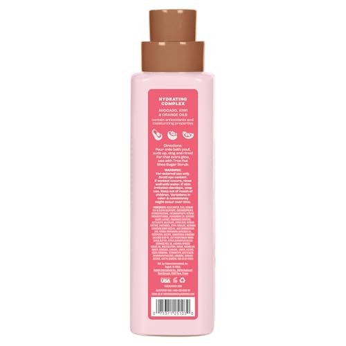Tree Hut Pink Champagne textura gel-espuma, limpieza suave y cremosa.