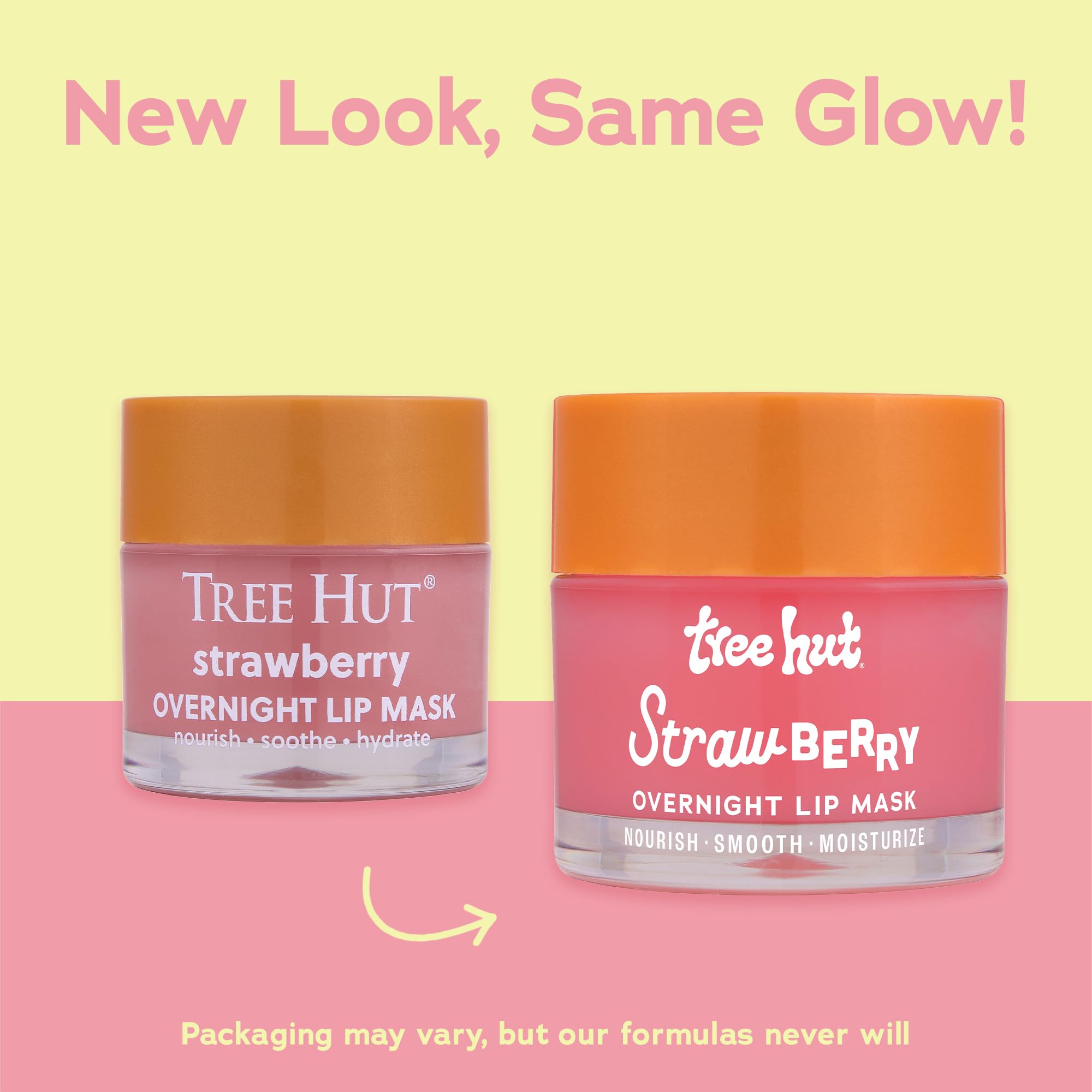 Tree Hut lip mask scoop reveals creamy overnight-care texture