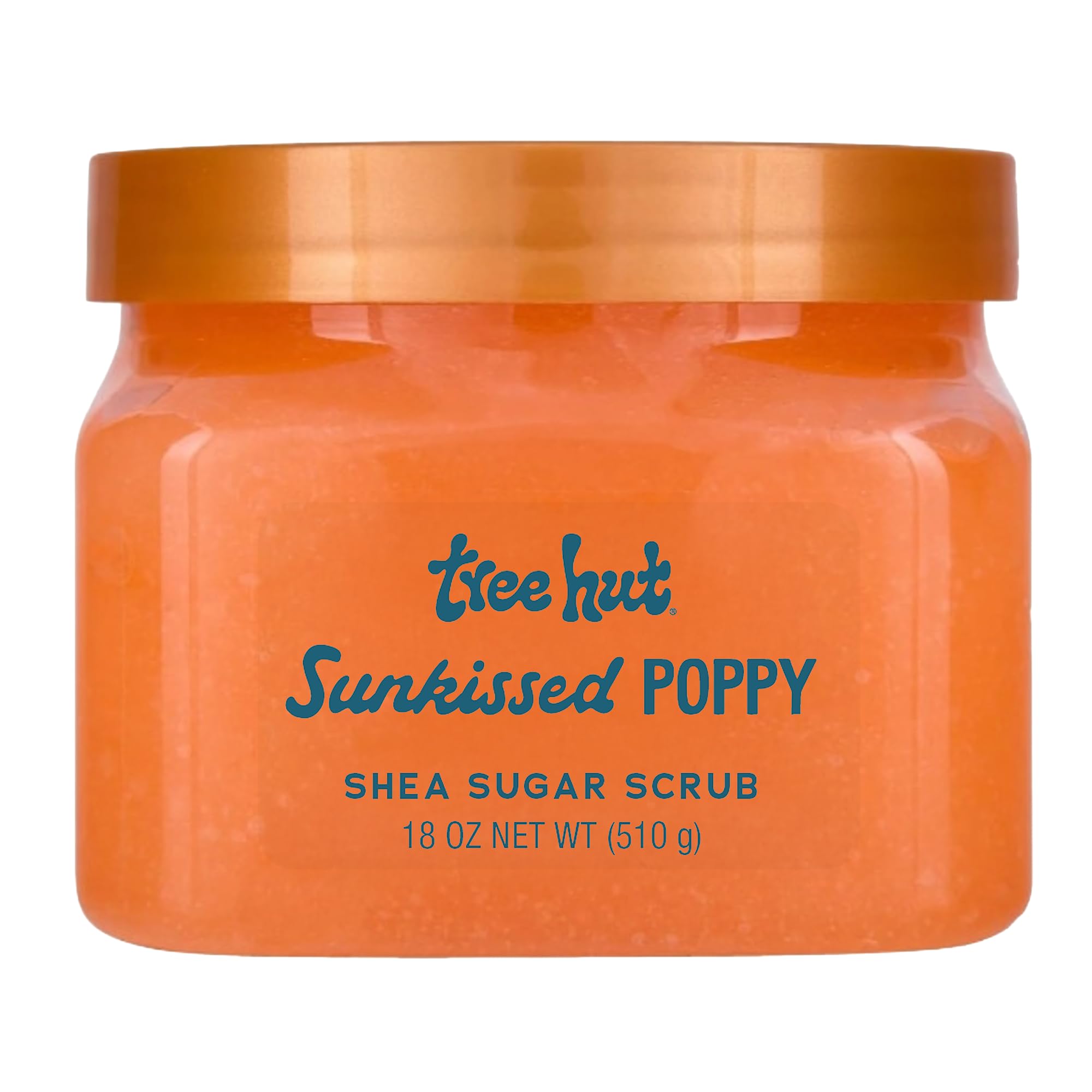 Tree Hut Sunkissed Poppy: frasco del exfoliante para exfoliar e hidratar la piel