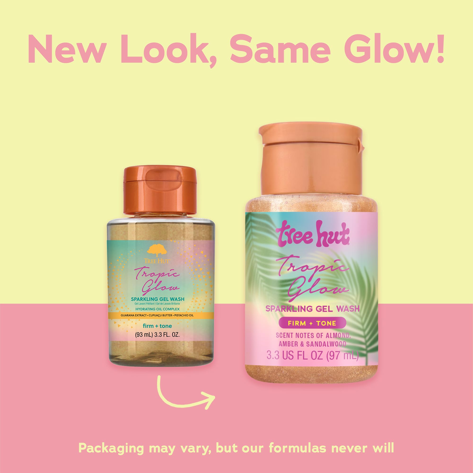 Tree Hut Tropic Glow espuma cremosa: limpieza suave con sensación hidratante