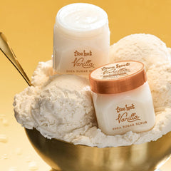 Tree Hut Vanilla Fragrance Mist bottle conveys long lasting scent with light hydration.