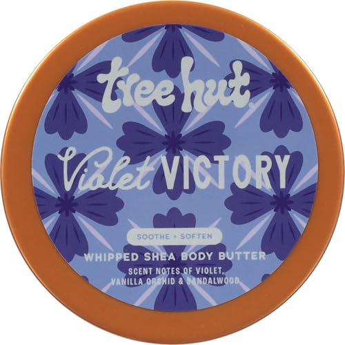 Tree Hut Violet Victory whipped texture close-up showing light, fast-absorbing formula