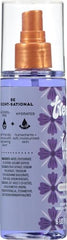 Tree Hut Violet Victory fragrance mist spray nozzle close-up for easy, quick-drying application.