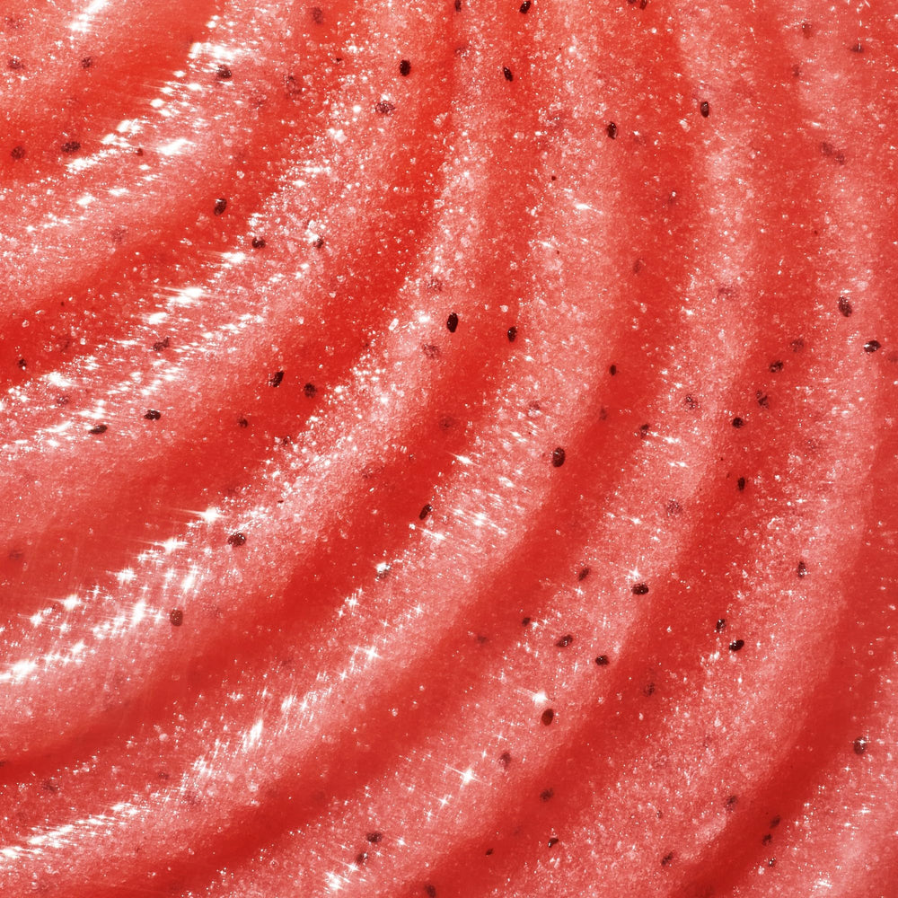 Tree Hut Watermelon Sugar Scrub, libre de parabenos y vegano para cuidado diario.