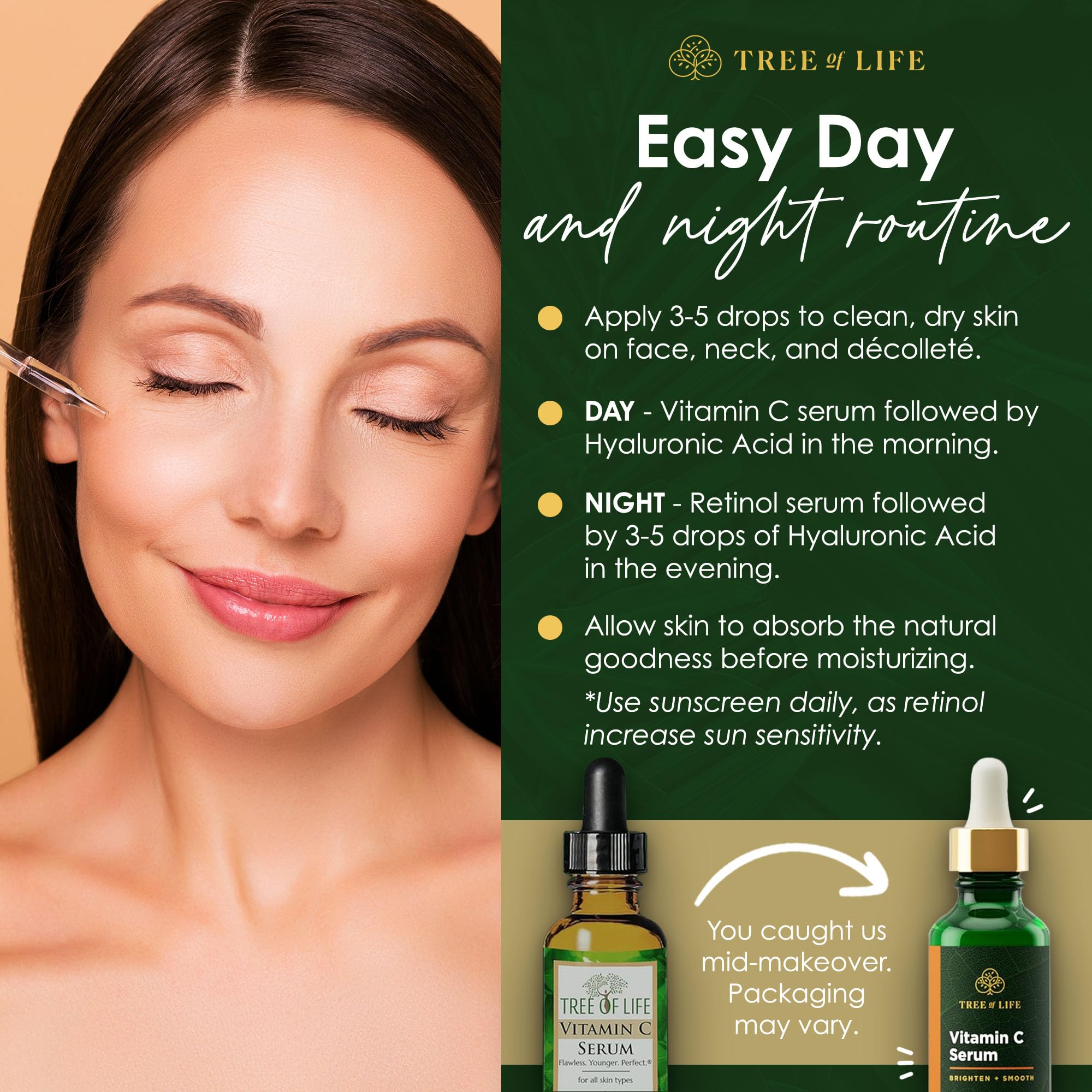 Tree of Life Beauty trio ready for a streamlined morning routine.