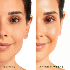 Tree of Life Beauty serum on hand shows lightweight texture for quick morning routine