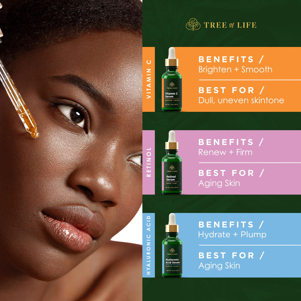 Tree of Life Beauty Trio Power Kit box showcases complete set.