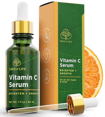 Tree of Life Beauty Vitamin C Set bottle front for brightening skin benefits