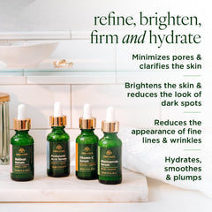 Tree of Life Vitamin C serum bottle close-up highlighting brightening effect