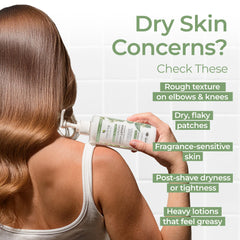 Tree To Tub unscented lotion hands applying for comfortable daily moisture