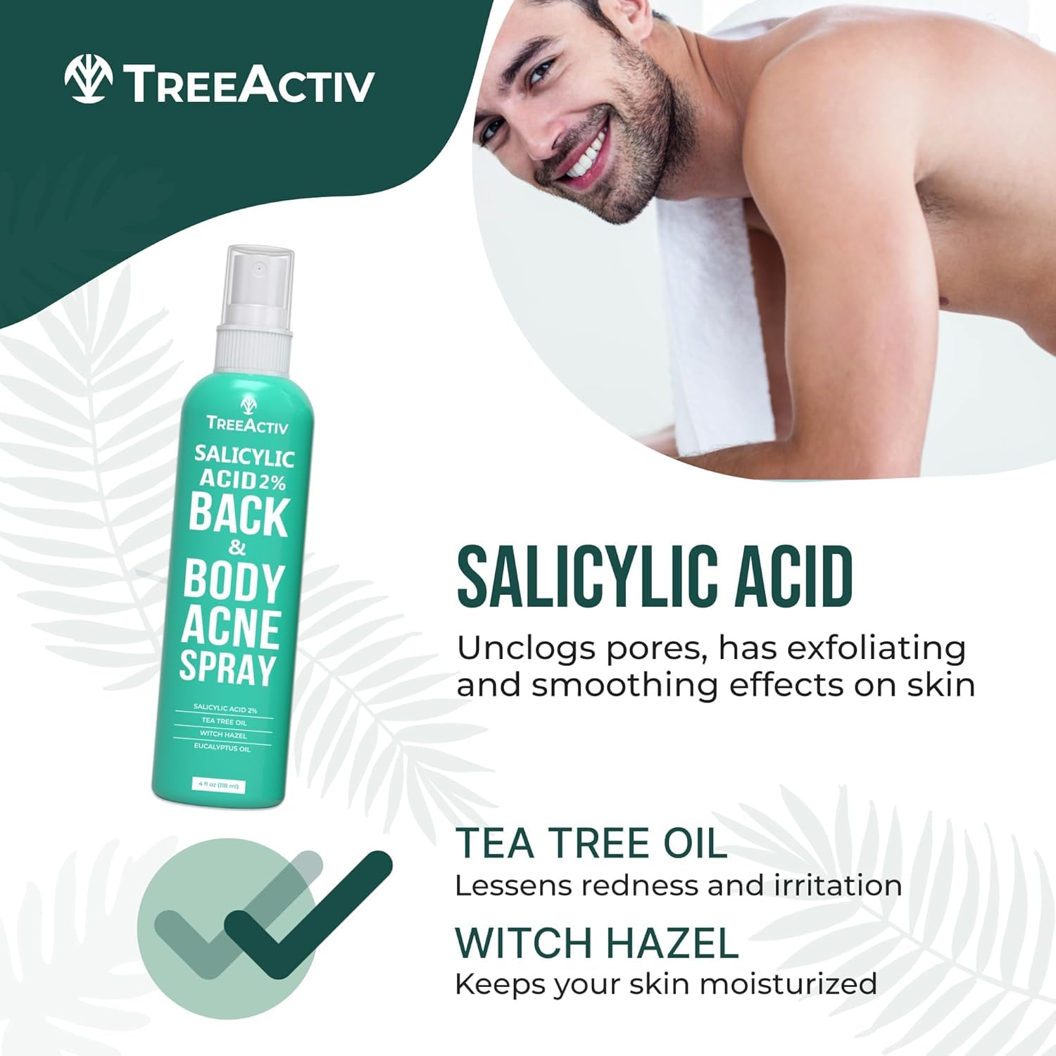 TreeActiv aroma árbol de té: sensación fresca al aplicar