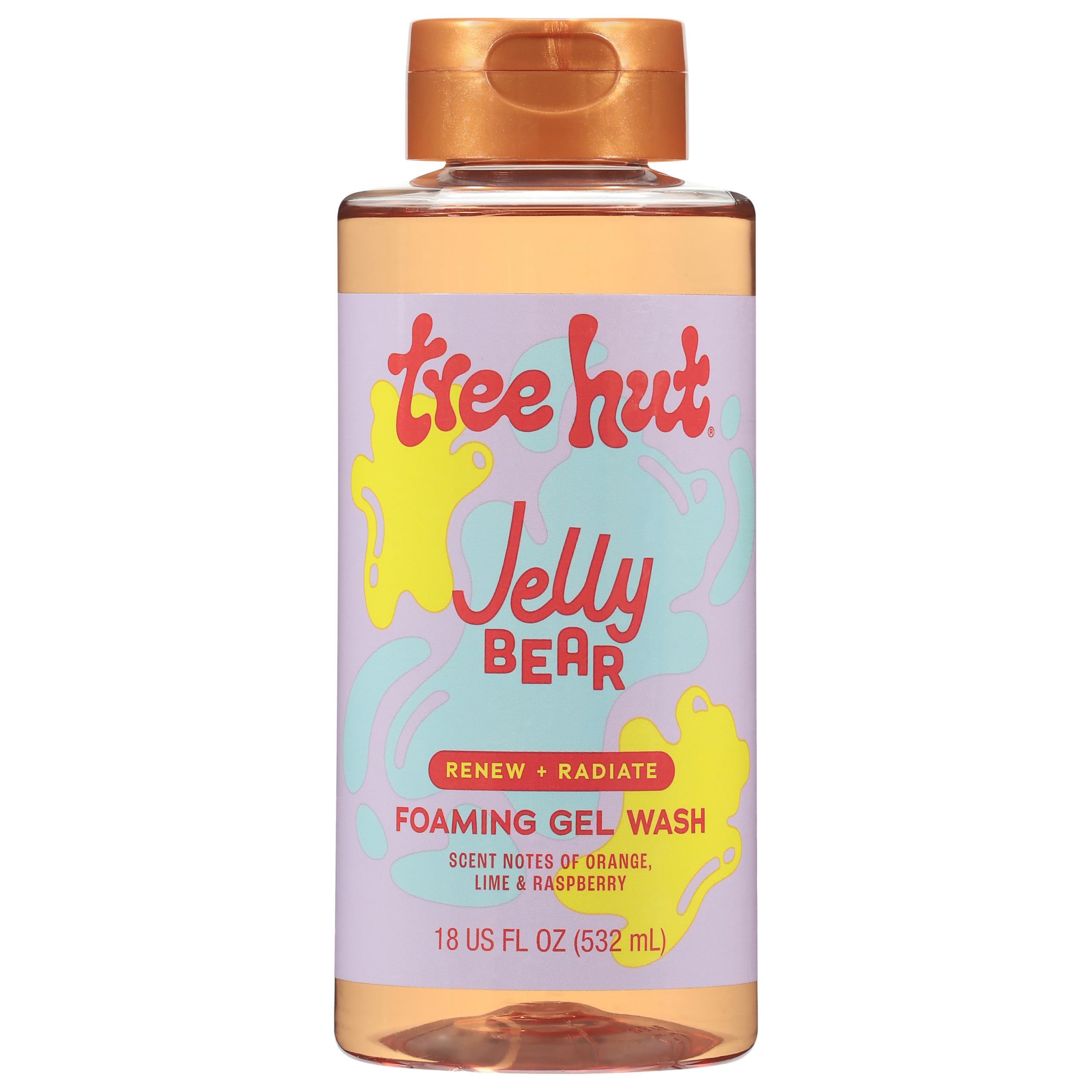 Tree Hut Jelly Bear, botella frontal, ideal para identificar fragancia y uso diario.