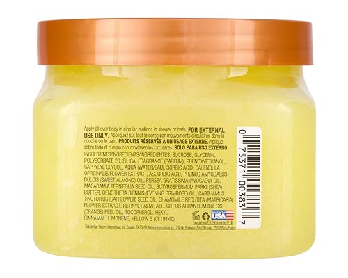 Tree Hut manteca de Shea exfoliante corporal para piel suave.