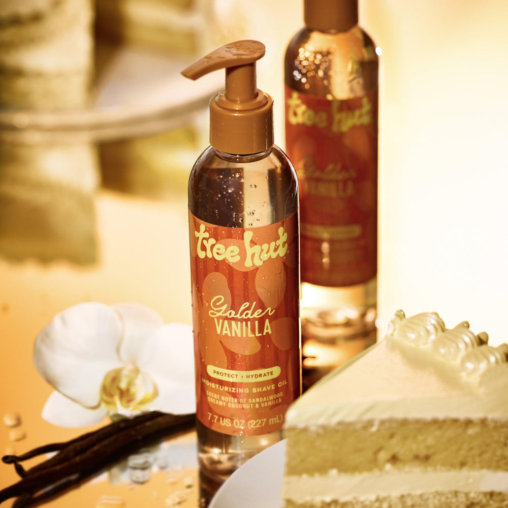 Illustration of natural oils supporting skin barrier with Tree Hut