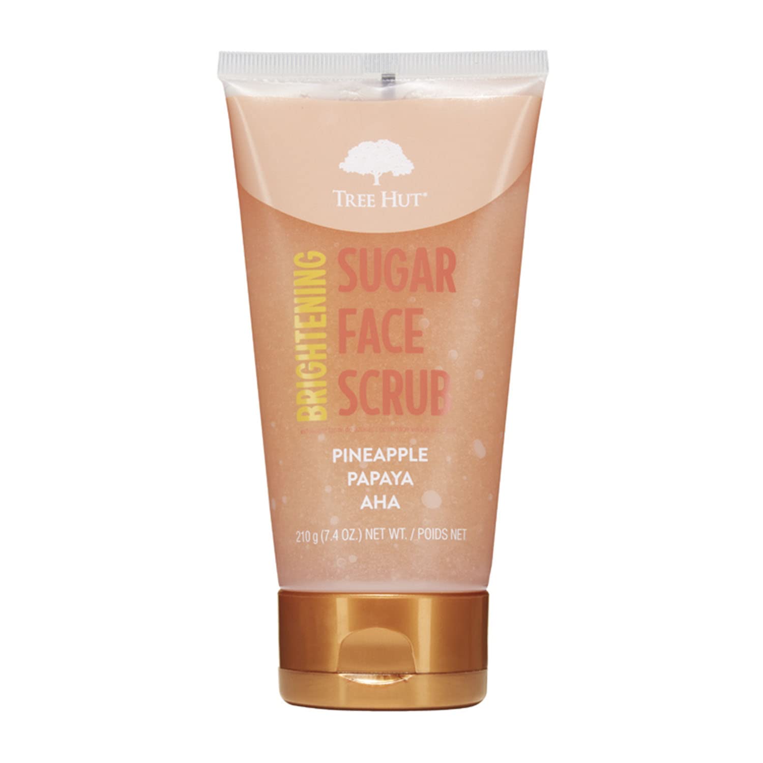 Tree Hut Piña y Papaya Exfoliante Facial limpia poros y deja la piel suave.