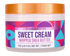 Tree Hut Sweet Cream Whipped Body Butter jar with airy texture and hydration