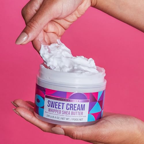Tree Hut Sweet Cream Whipped Shea Butter packaging highlighting vegan formula