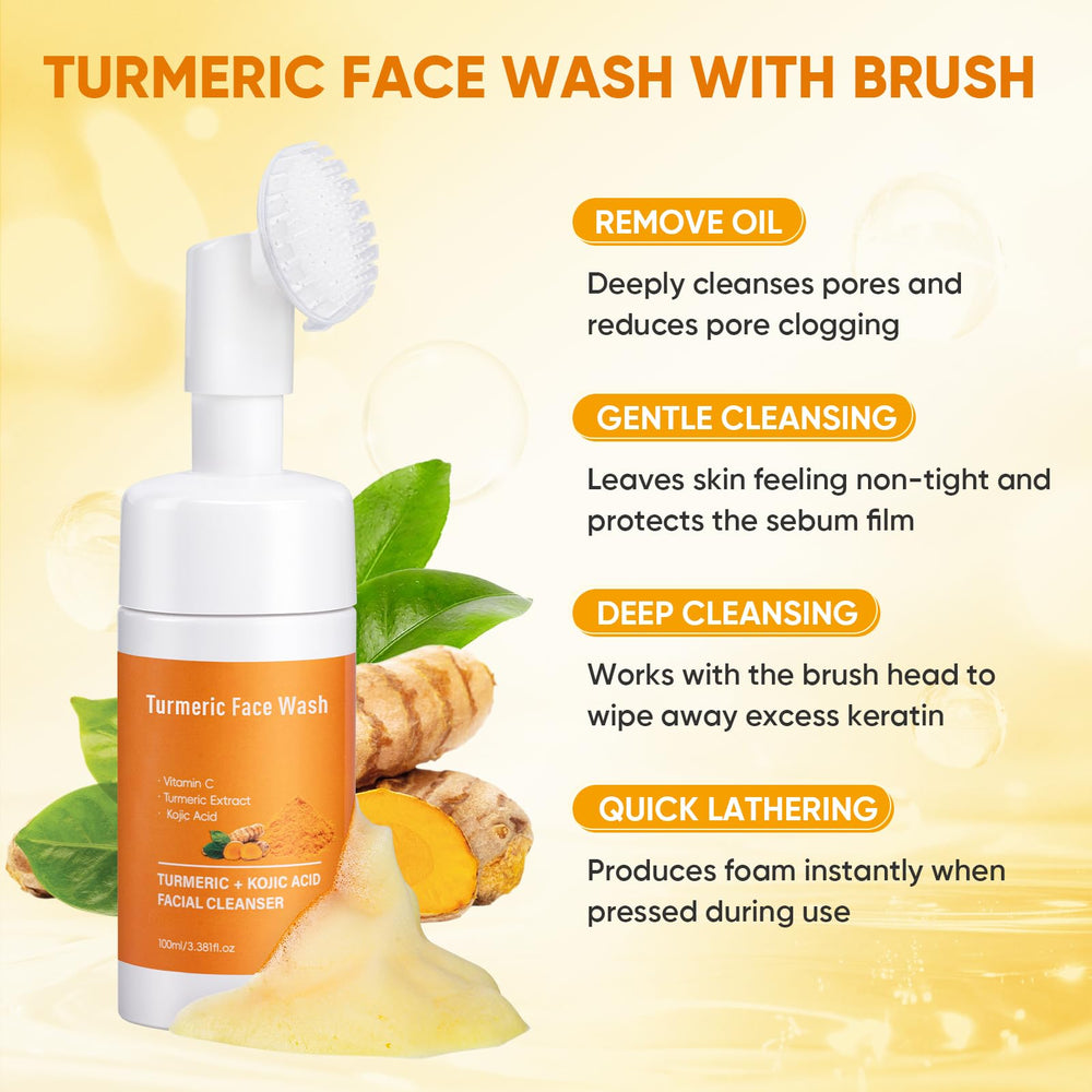 Treeroot almohadillas exfoliantes curcuma, exfoliación suave y uniforme.