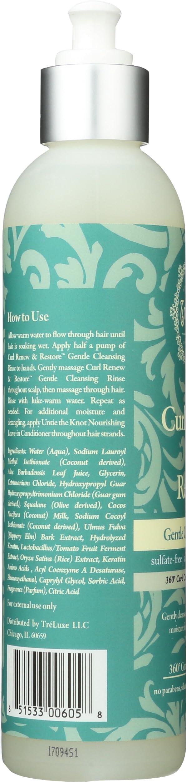 Tomato extract supports the 360 degrees curls complex for defined shine.