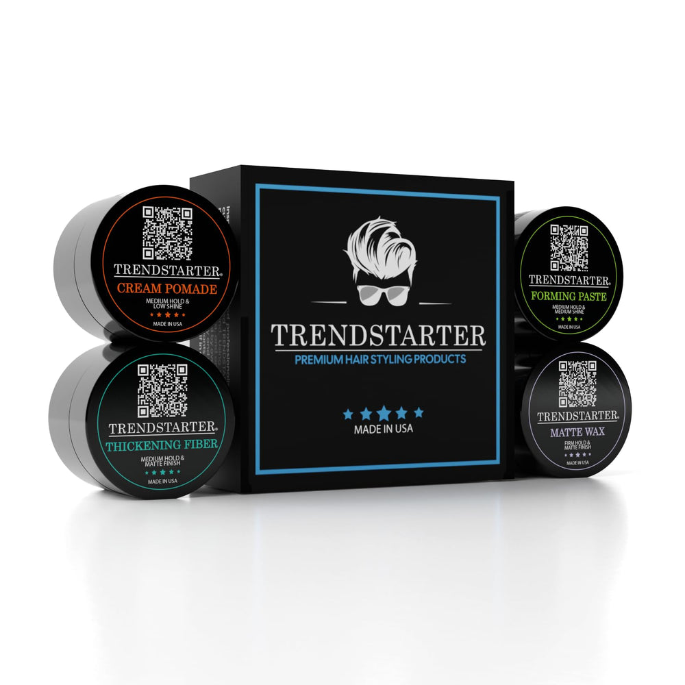 TRENDSTARTER cream pomade sample jar for versatile hold and low shine