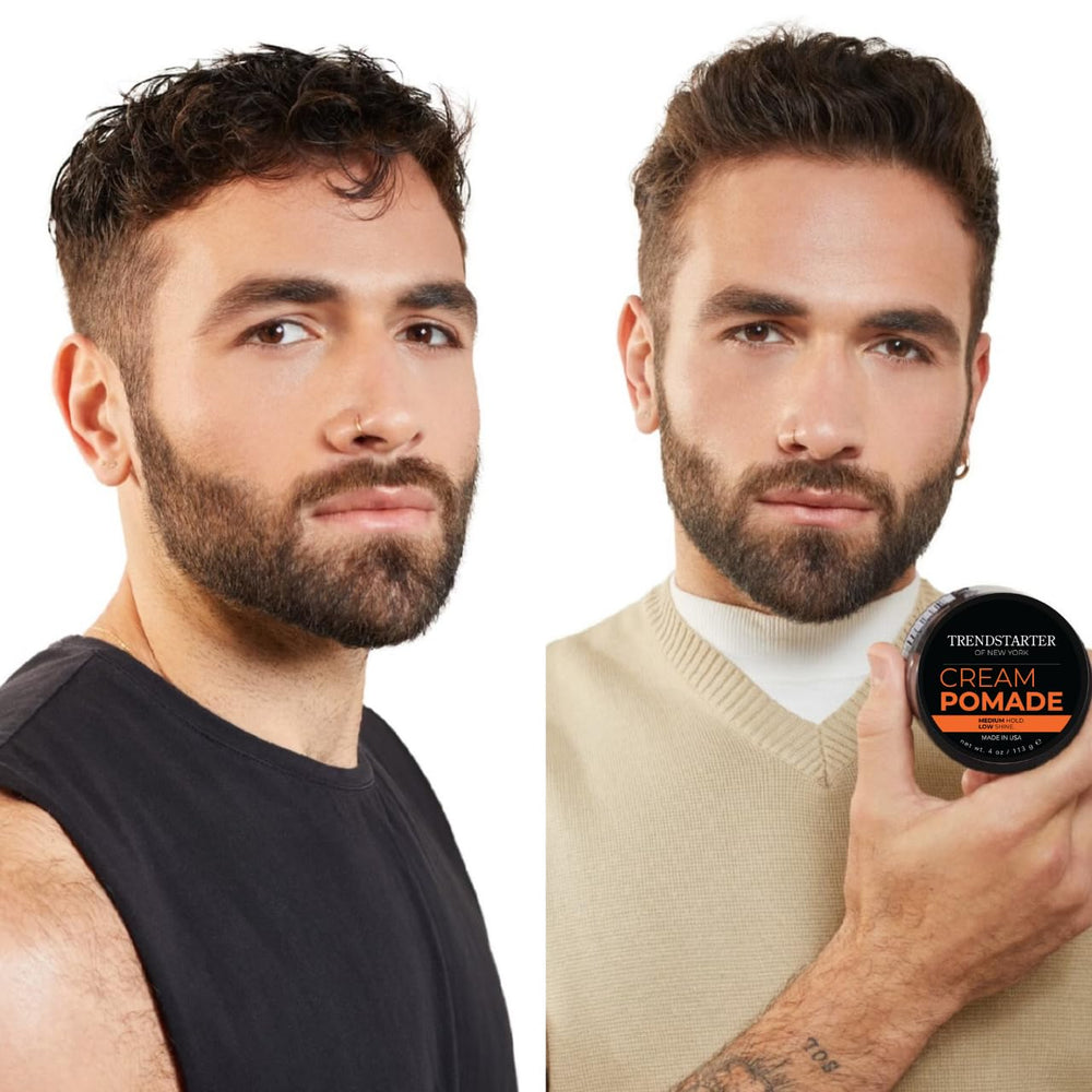 Textura cremosa de TRENDSTARTER Cream Pomade facilita la aplicación.